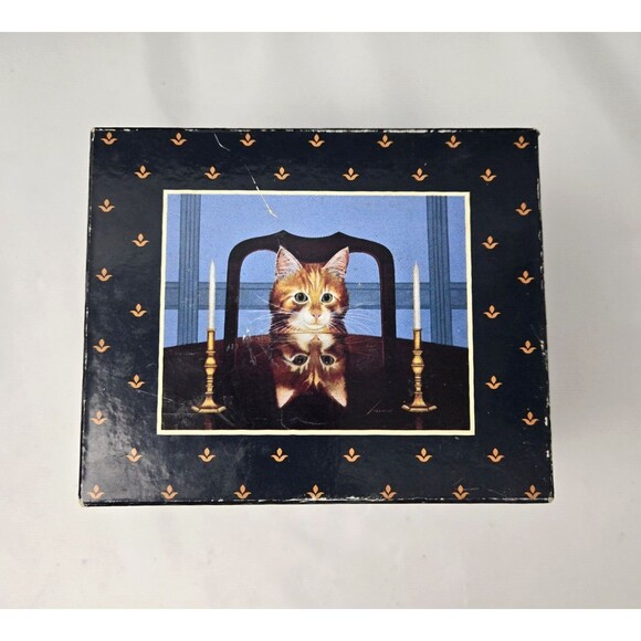 Vintage Lang & Wise Lord Buffington Cat Mug Lowell Herrero Painting 1997 NEW - Picture 15 of 16